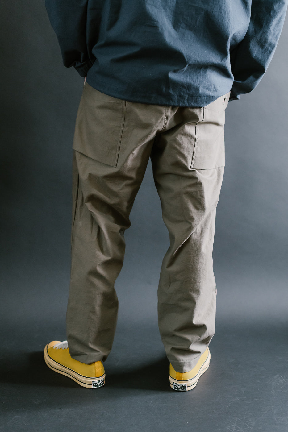 JM4507 - Back Nep Ump Pants - 338 Sepia