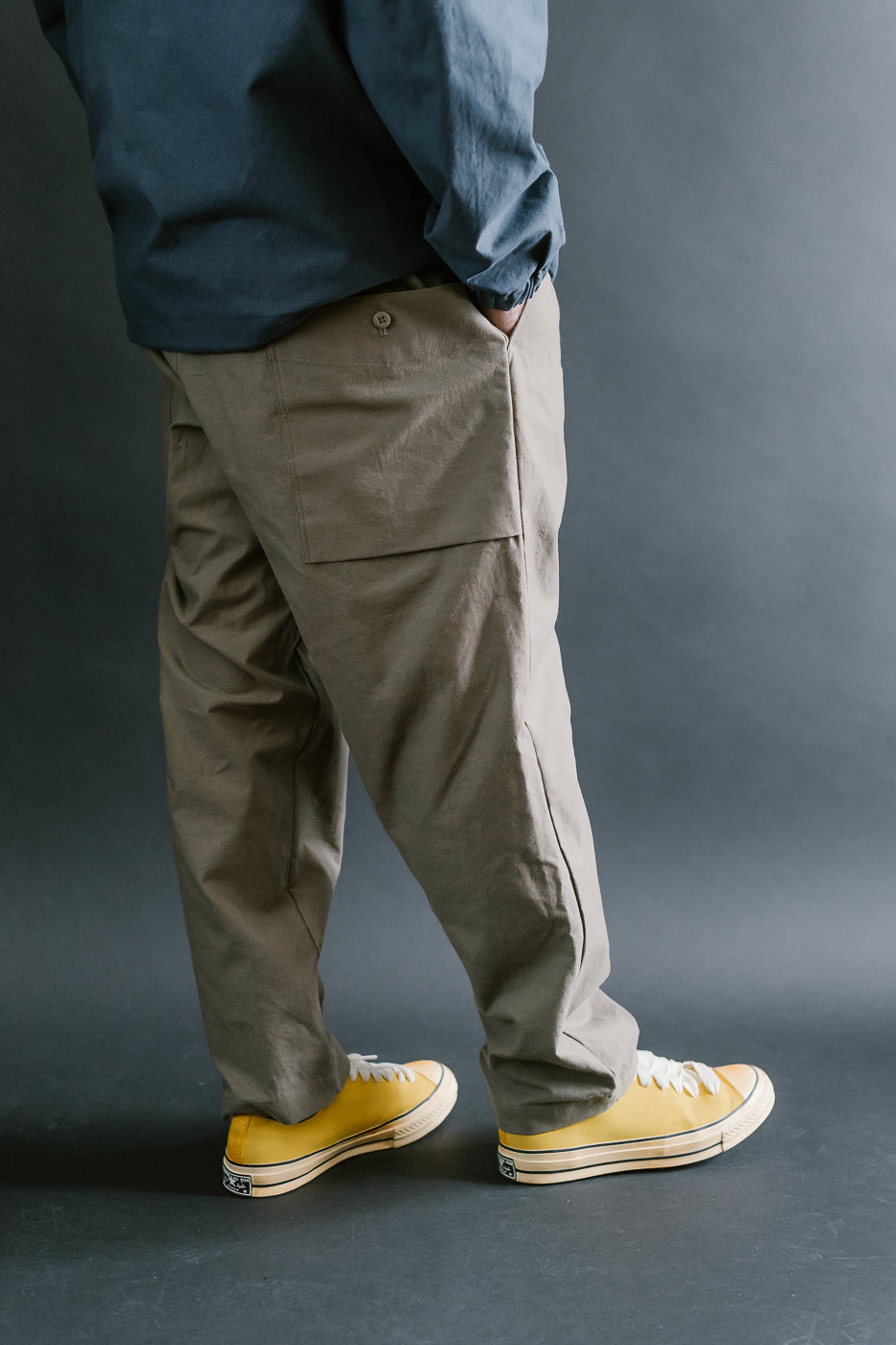 JM4507 - Back Nep Ump Pants - 338 Sepia