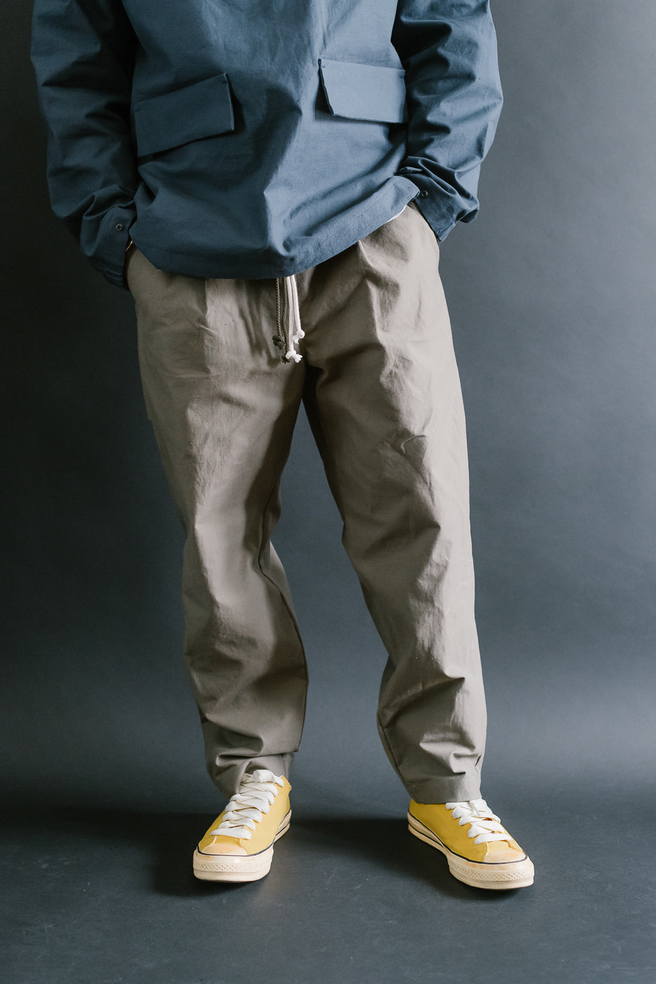 JM4507 - Back Nep Ump Pants - 338 Sepia