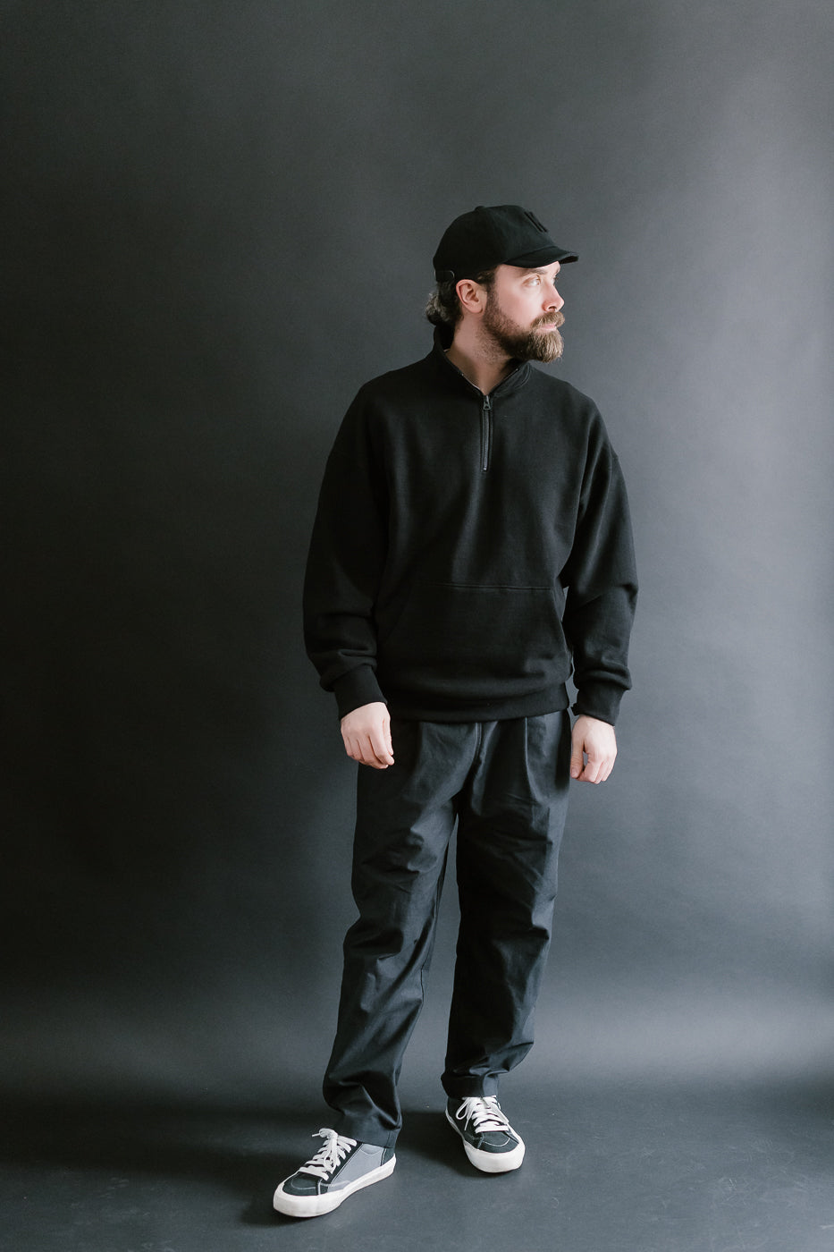 JM7503 - GG Sweat Half Zip - 07 Black