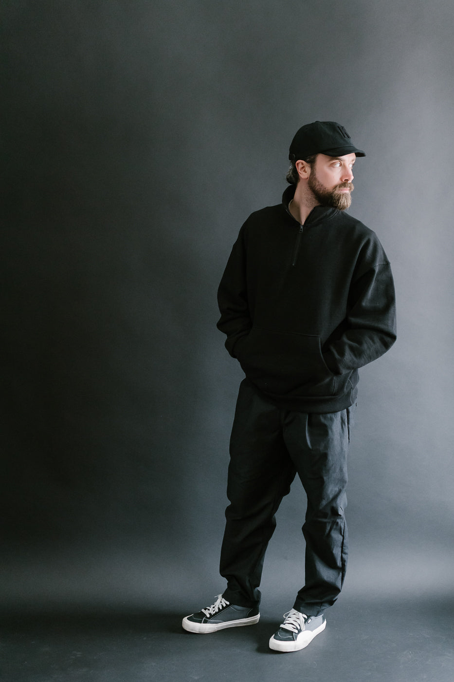 JM7503 - GG Sweat Half Zip - 07 Black
