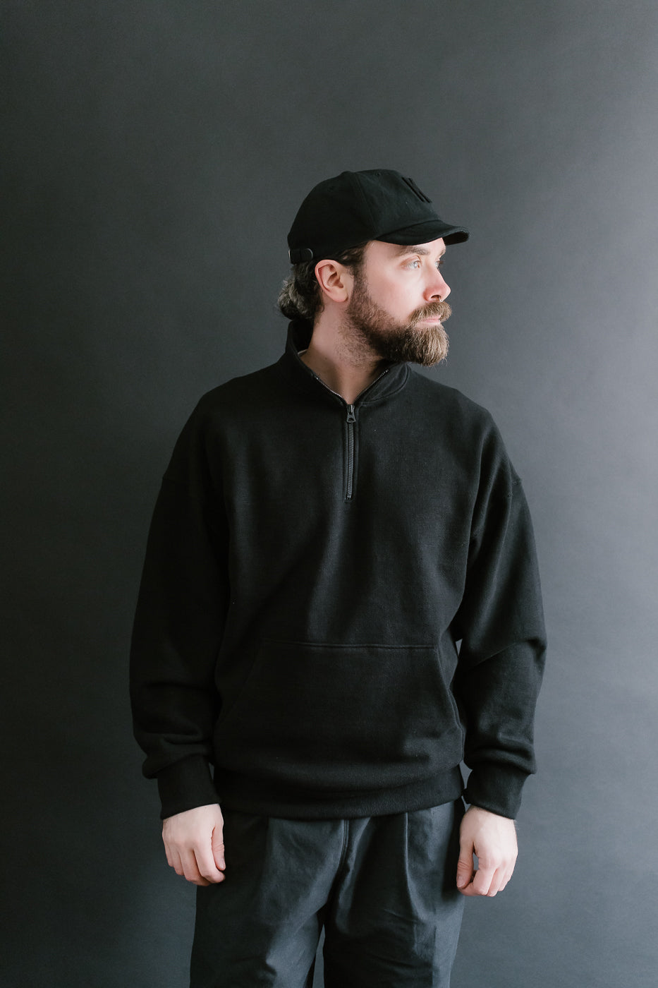 JM7503 - GG Sweat Half Zip - 07 Black