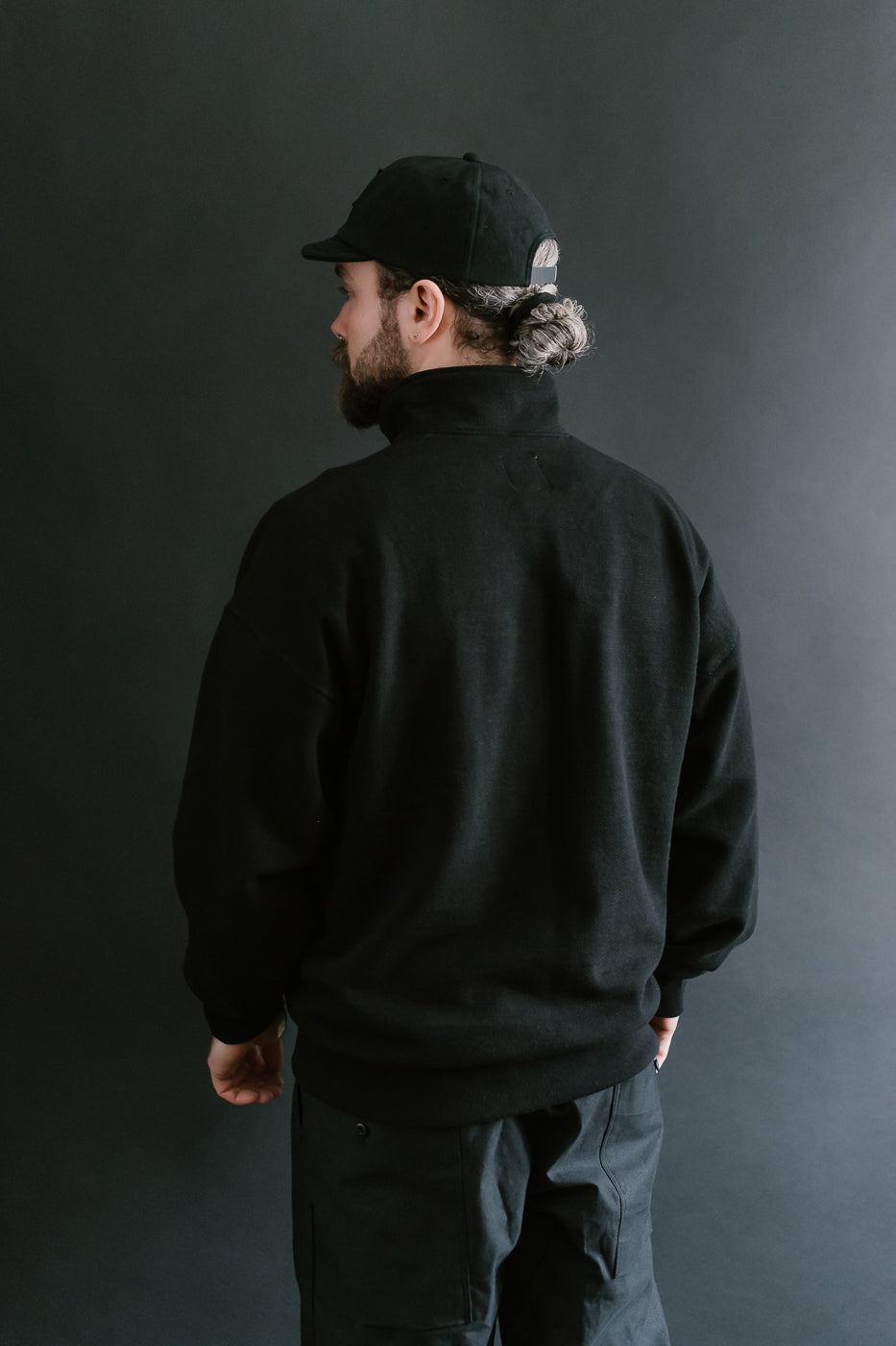 JM7503 - GG Sweat Half Zip - 07 Black