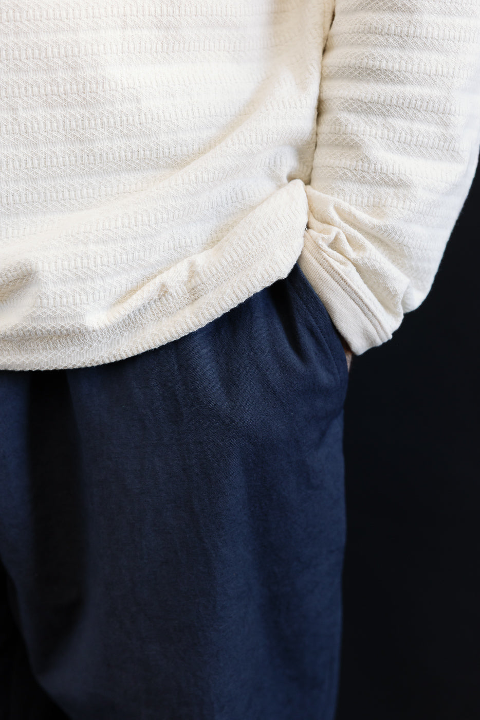 Close-up of male model, 5'9