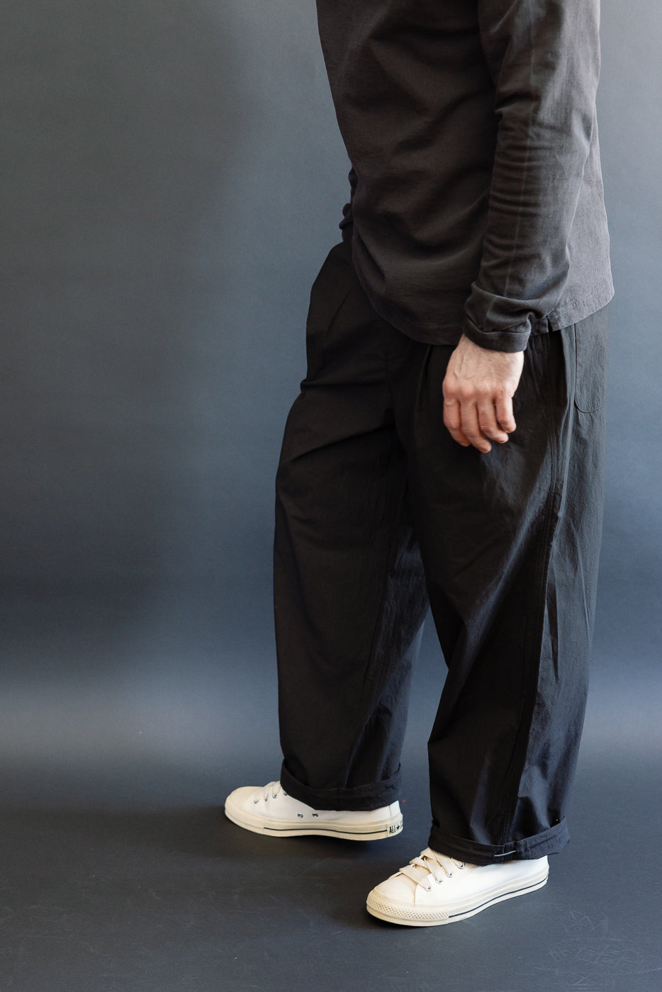 JM4543 - Tenpi Baggy Trouser - 07 Black | Dant
