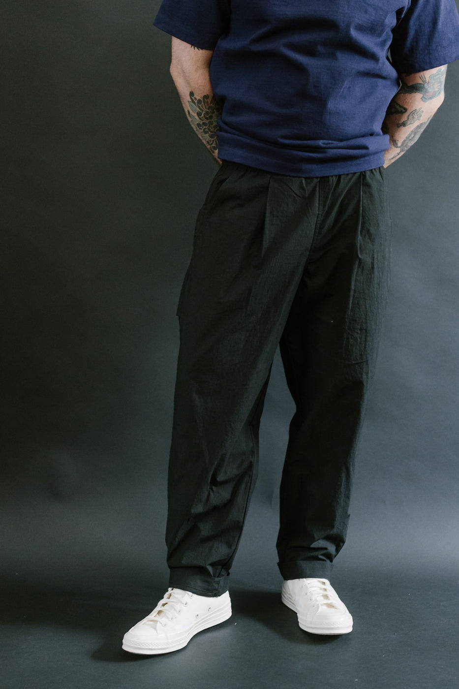 JM4545 - Tenpi Ump Pants - 07 Black