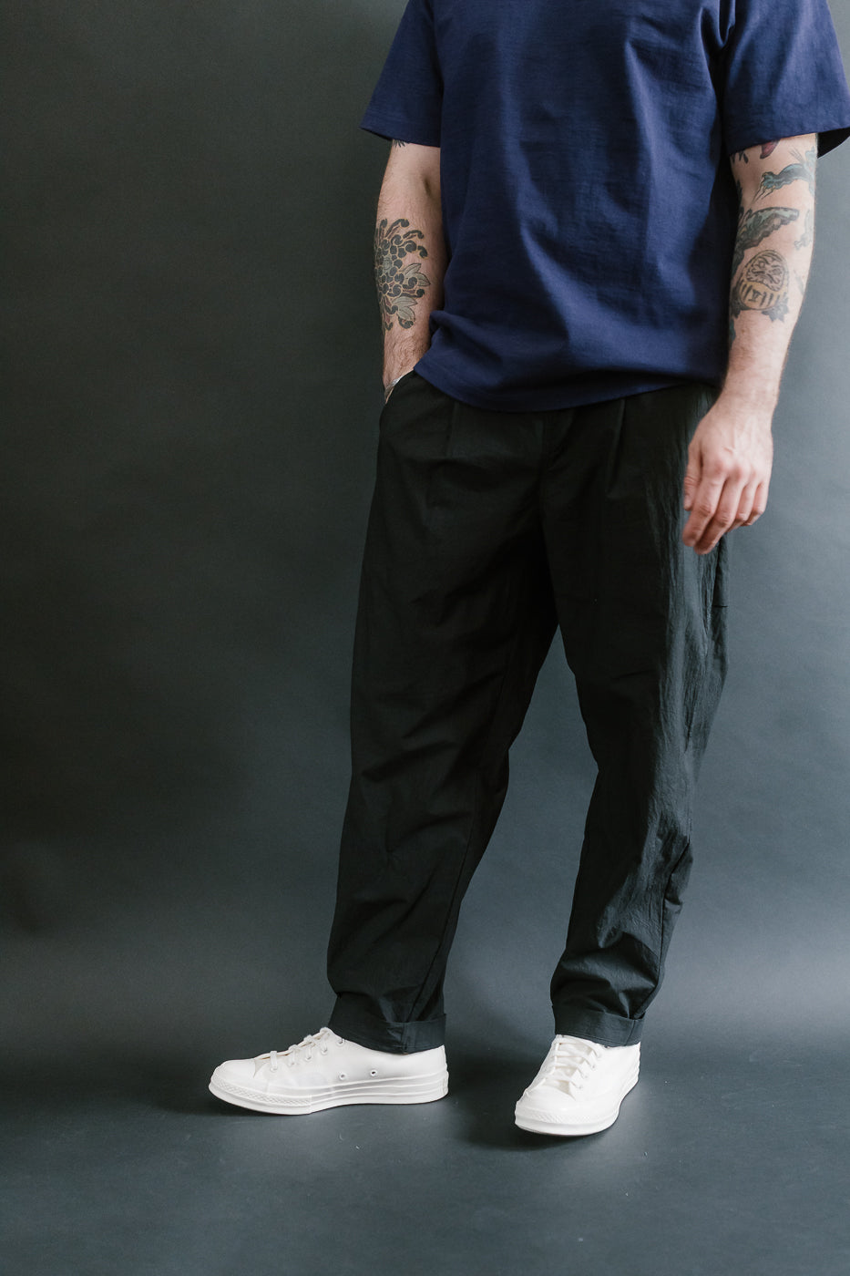 JM4545 - Tenpi Ump Pants - 07 Black