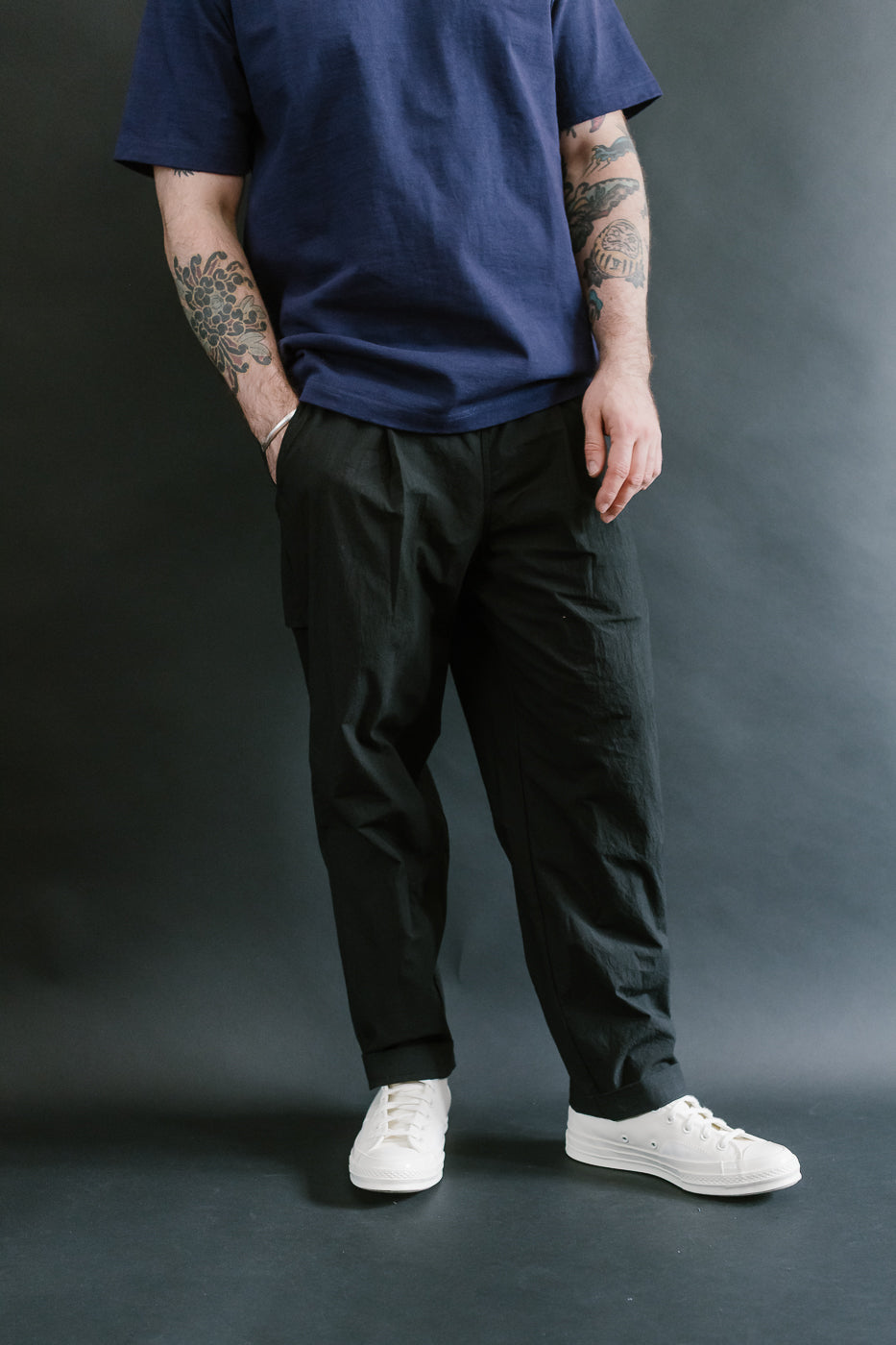 JM4545 - Tenpi Ump Pants - 07 Black