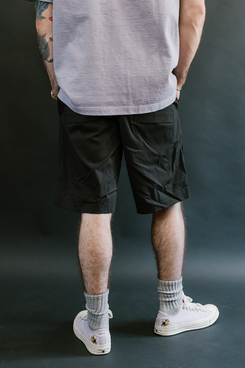 JM4547 - Crepe Shorts - 07 Black