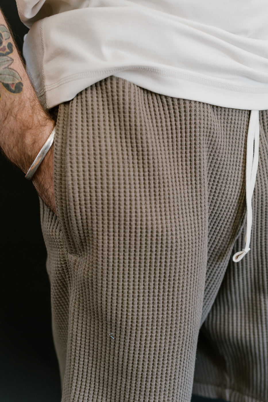 JM4552 - Waffle Shorts - 137 Taupe
