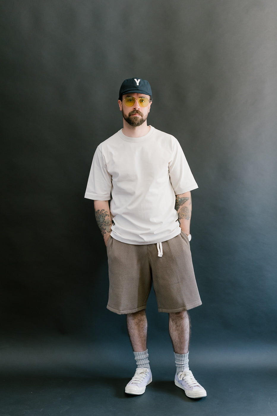 JM4552 - Waffle Shorts - 137 Taupe