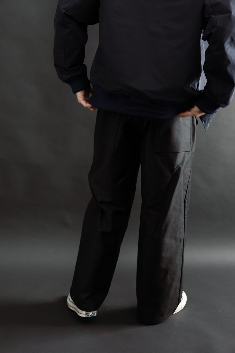 JM4586 - OM Baggy Moleskin Trouser - 107 Black | Dant