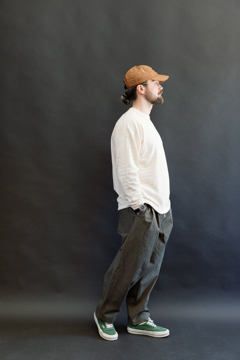 JM4612 - Canvas Trouser - 419 Dark Moss Gray | Dant
