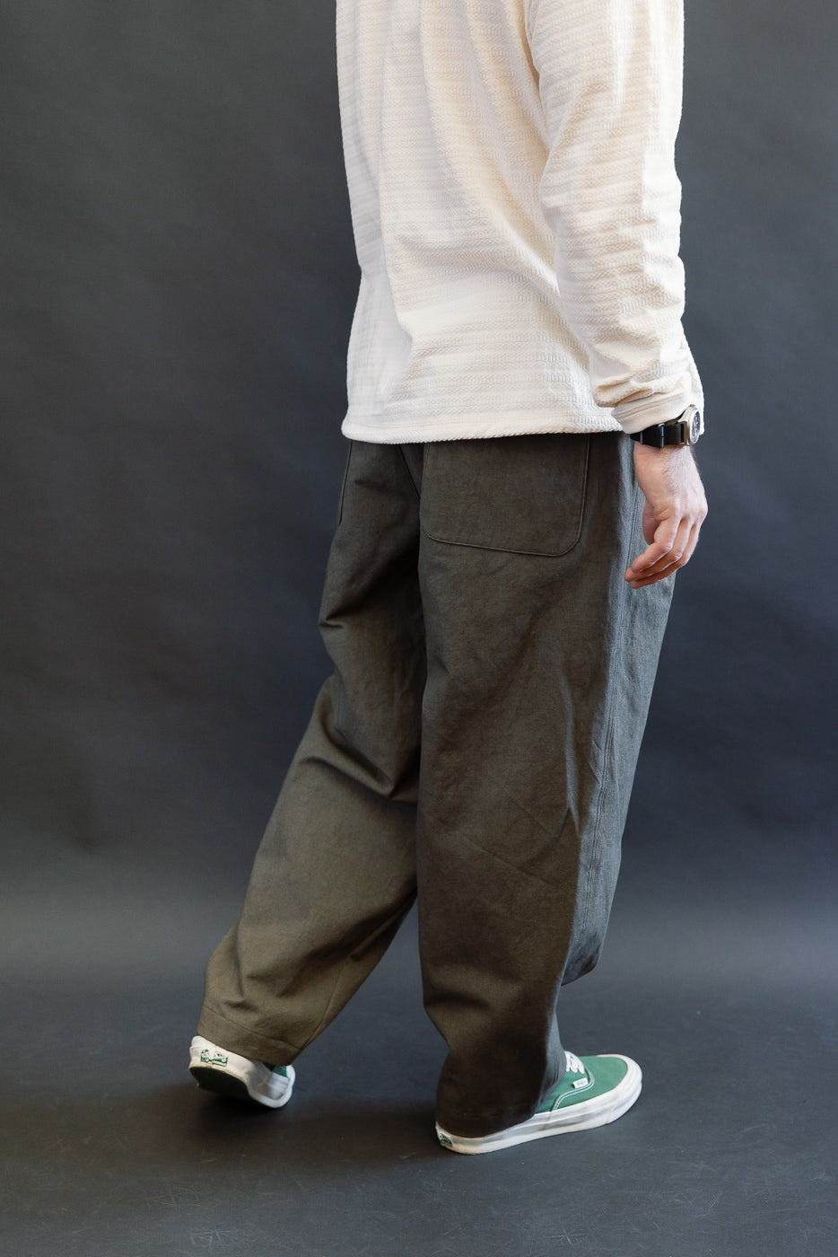 JM4612 - Canvas Trouser - 419 Dark Moss Gray | Dant