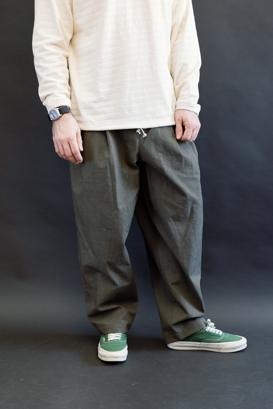 JM4612 - Canvas Trouser - 419 Dark Moss Gray | Dant