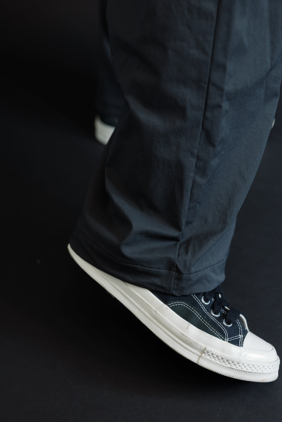 JM4651 - Gather Baggy Pants - 177 Ink Black | Dant