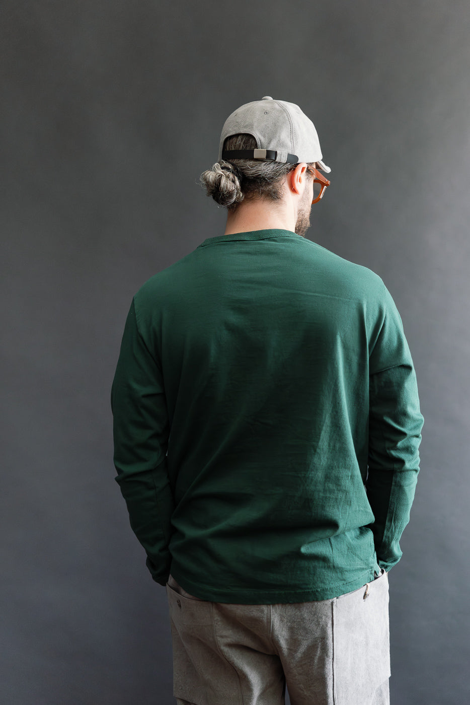 JM5530 - Lead-Off LS T-Shirt - 451 Pine Tree