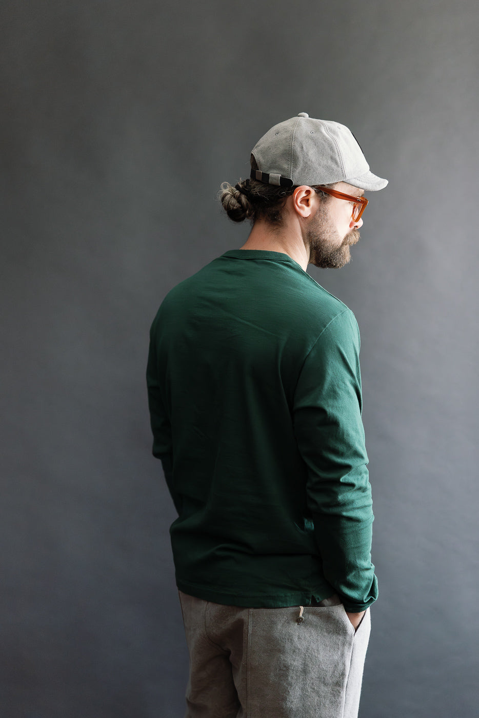 JM5530 - Lead-Off LS T-Shirt - 451 Pine Tree