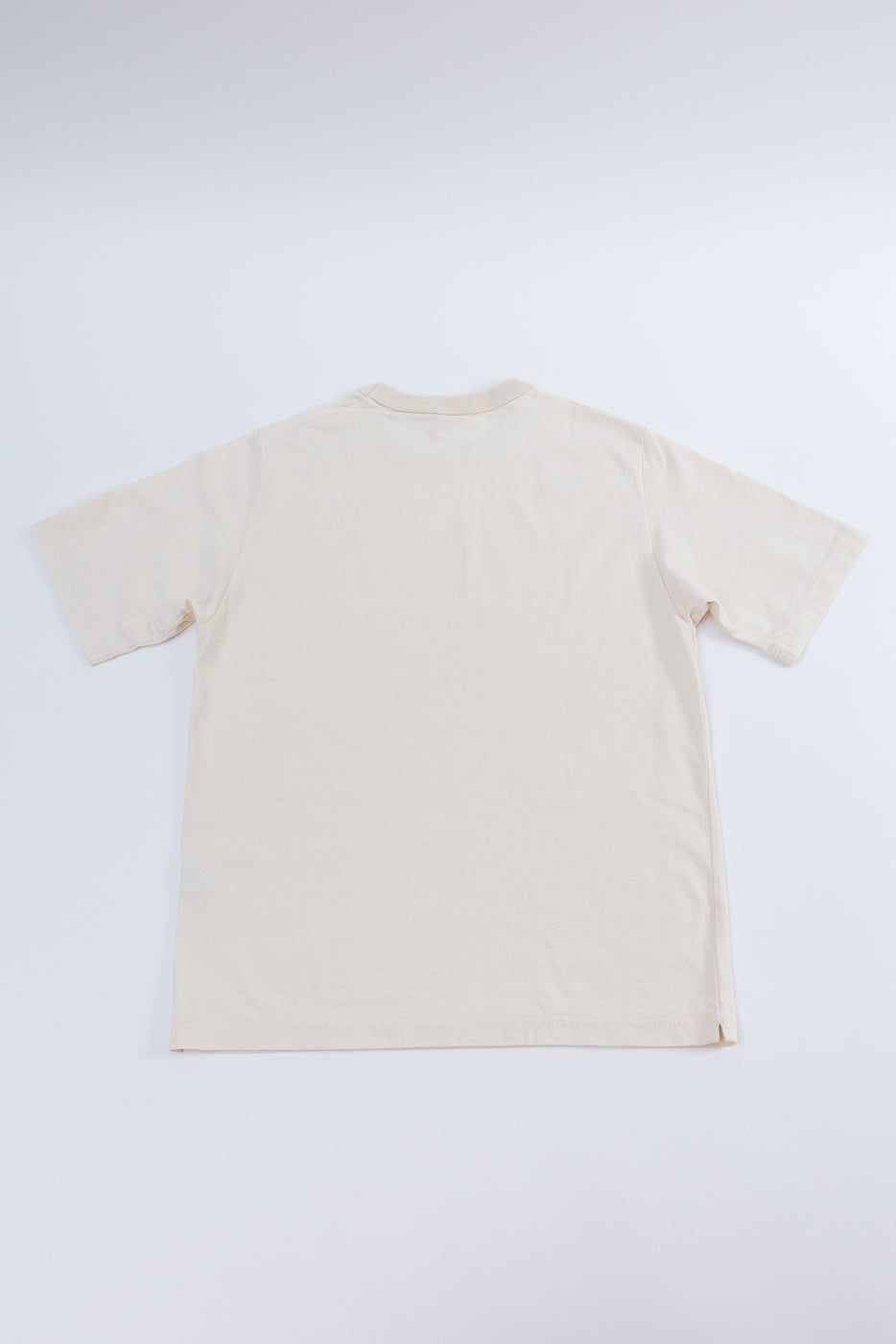 Beige t-shirt on a white background