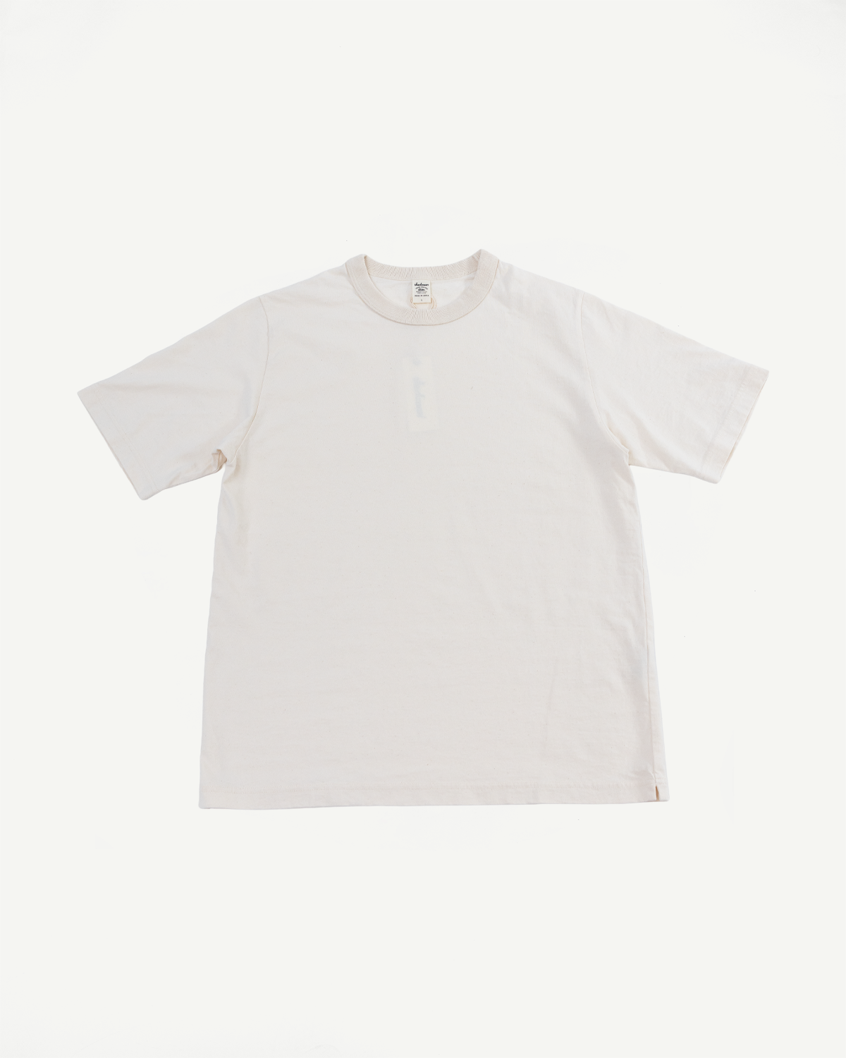 White t-shirt on a white background