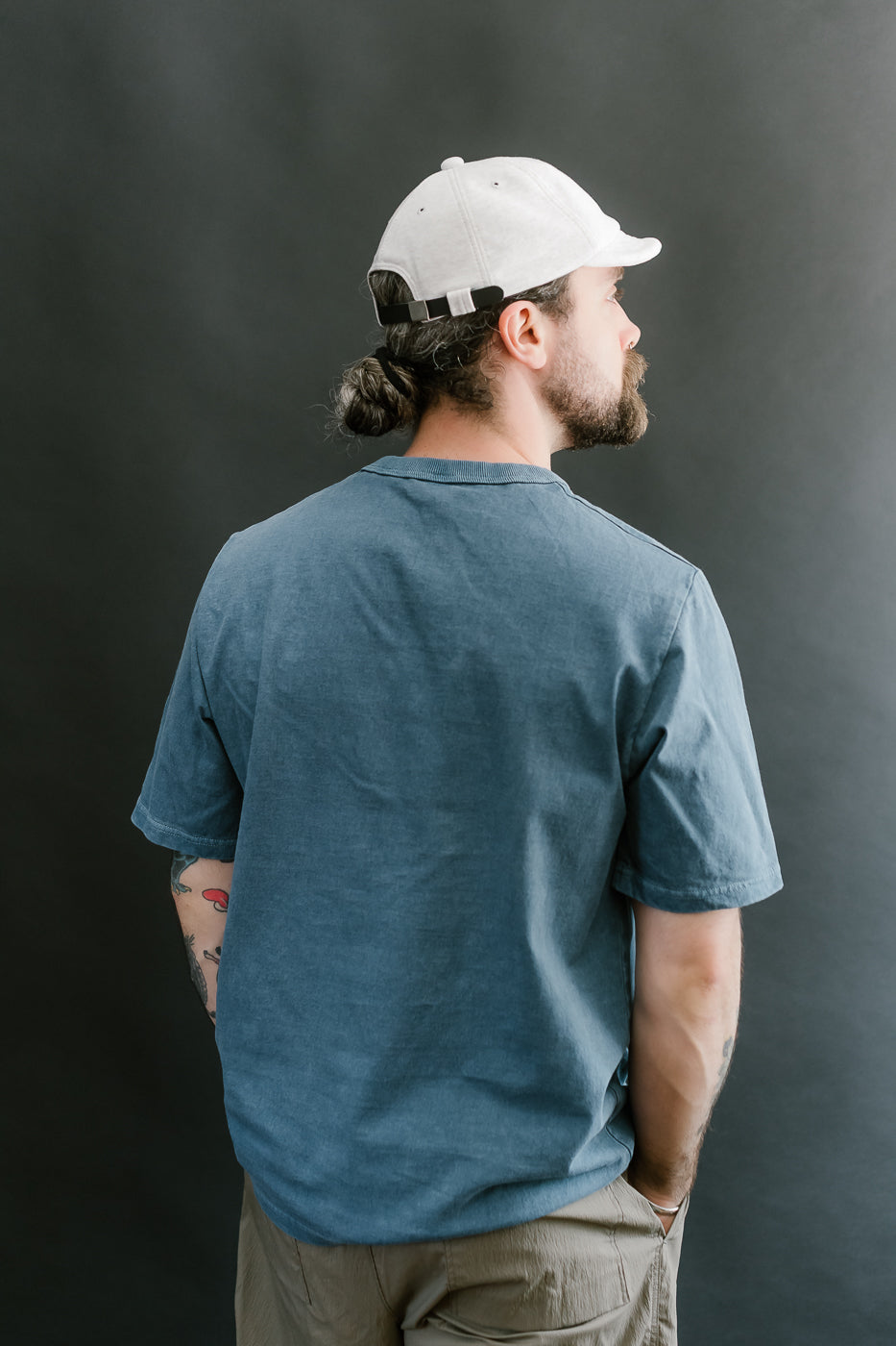 JM5533PD - Pigment-Dye Lead-Off T-Shirt - 372 Fade Blue