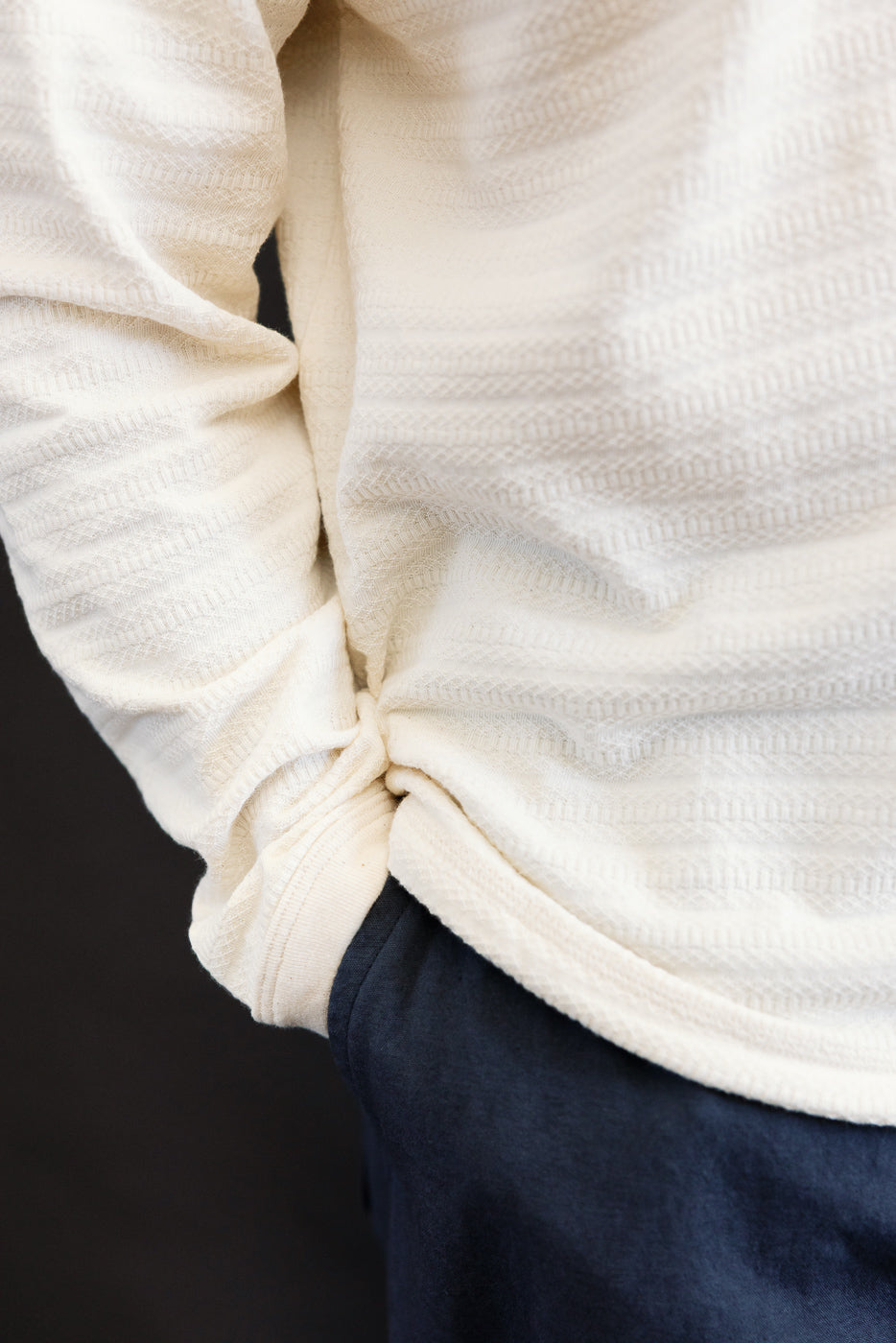 Close-up of male model 5'9