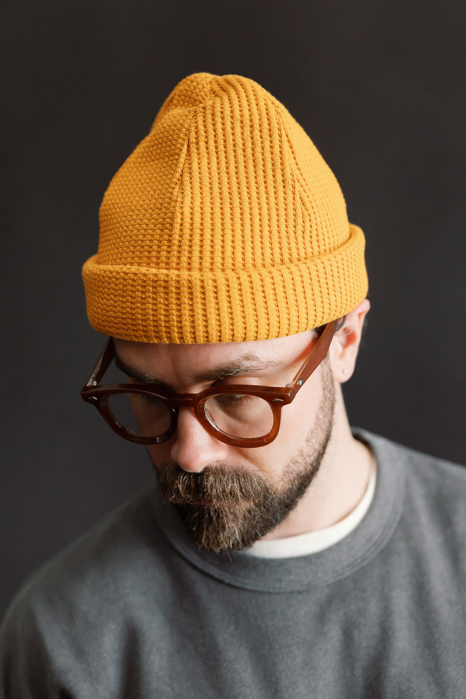 JM6605 - Waffle Knit Cap - 343 Butter Scotch | Dant