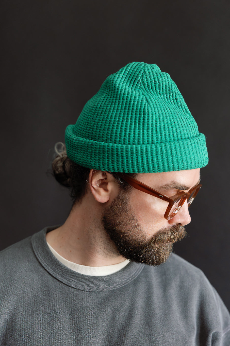 帽子 CTHY SEA  COTTON KNIT CAP GREEN d45338_2507d75c5bb644aeab638f8