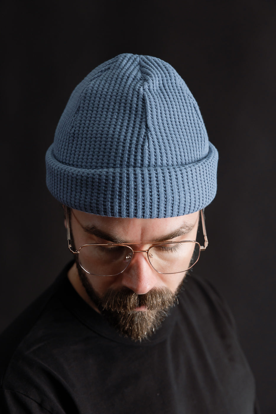 JM6605 - Waffle Knit Cap - 412 Retro Saxe | Dant