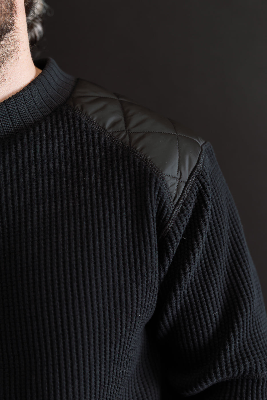 Close-up of a male model, 5'9