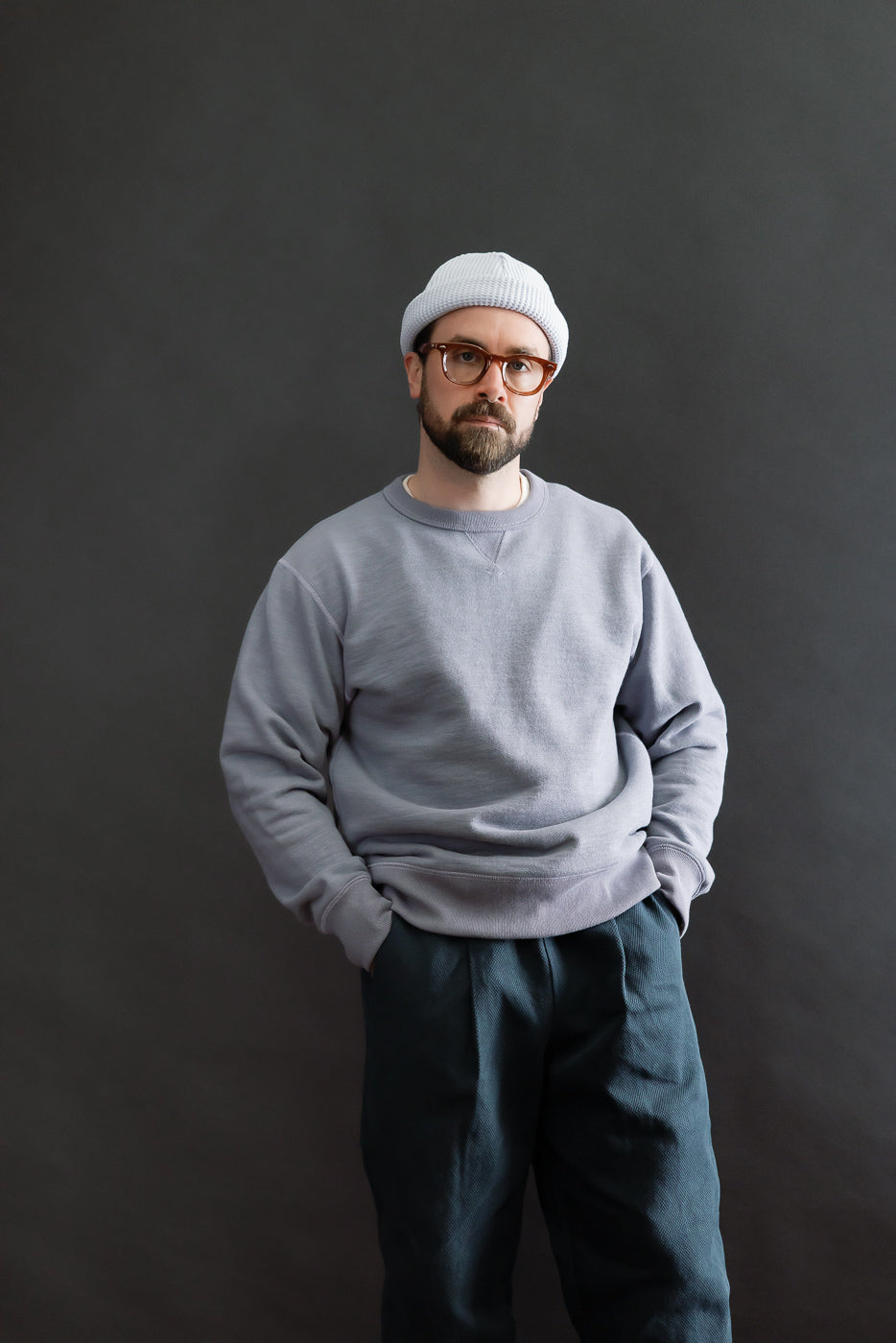 JM7292 - GG Sweat Crewneck - 354 Dry Purple | Dant