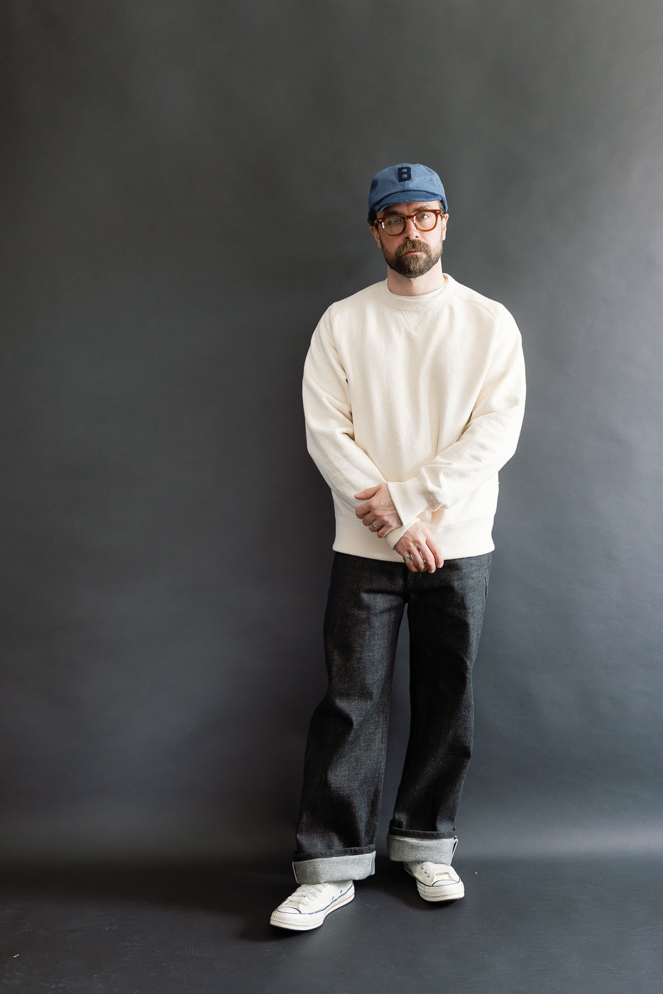 JM7580 - Big Loop Crewneck - 104 Ecru
