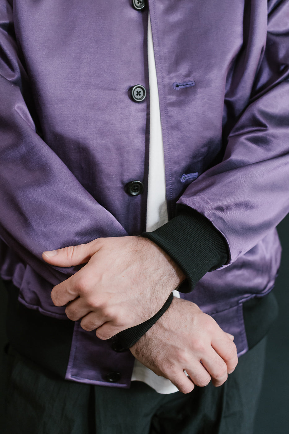 JM8519 - Satin Award Jacket - 55 Purple