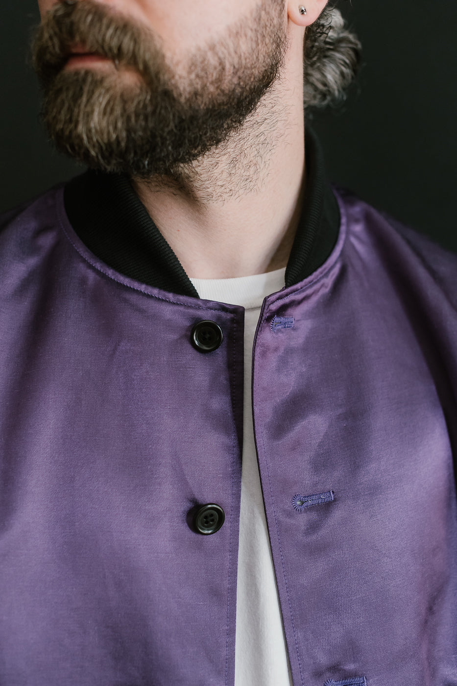 JM8519 - Satin Award Jacket - 55 Purple