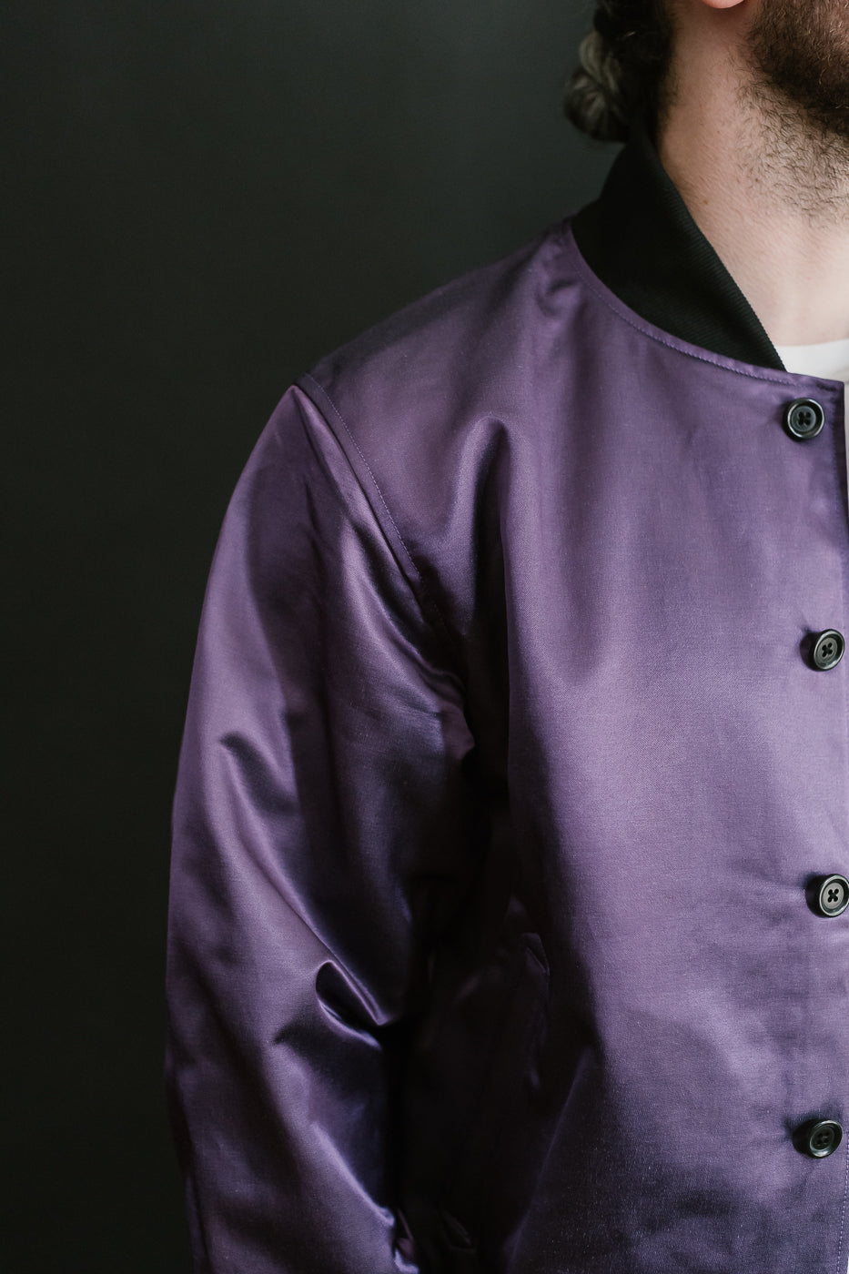 JM8519 - Satin Award Jacket - 55 Purple
