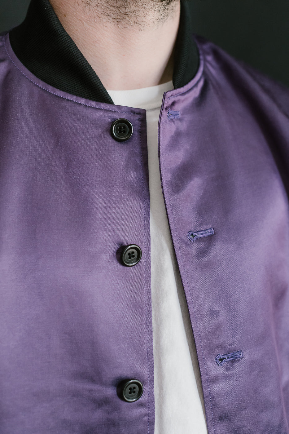 JM8519 - Satin Award Jacket - 55 Purple