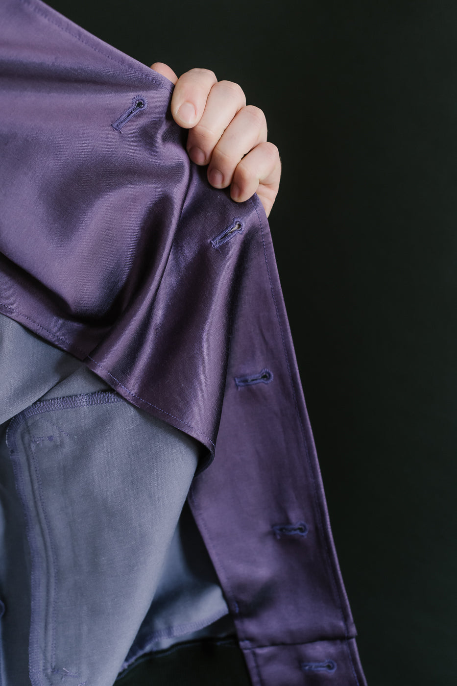 JM8519 - Satin Award Jacket - 55 Purple