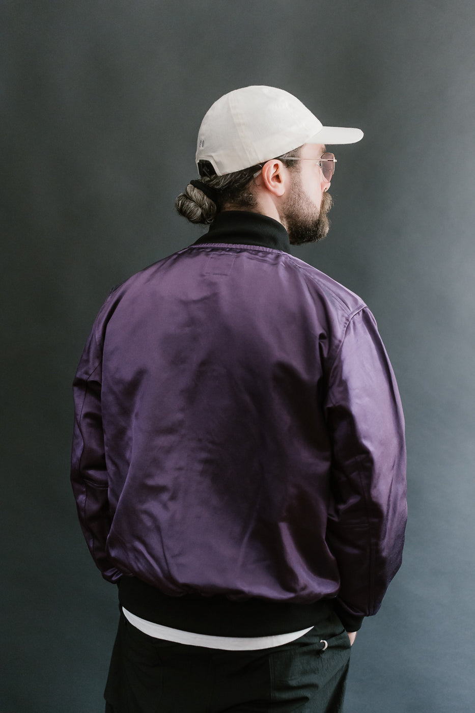 JM8519 - Satin Award Jacket - 55 Purple