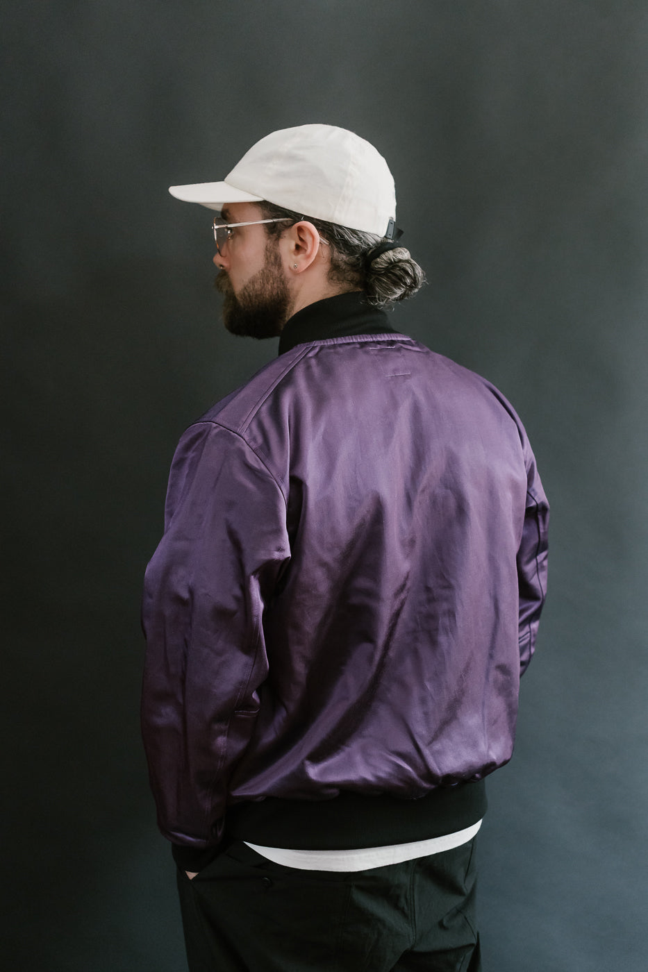 JM8519 - Satin Award Jacket - 55 Purple