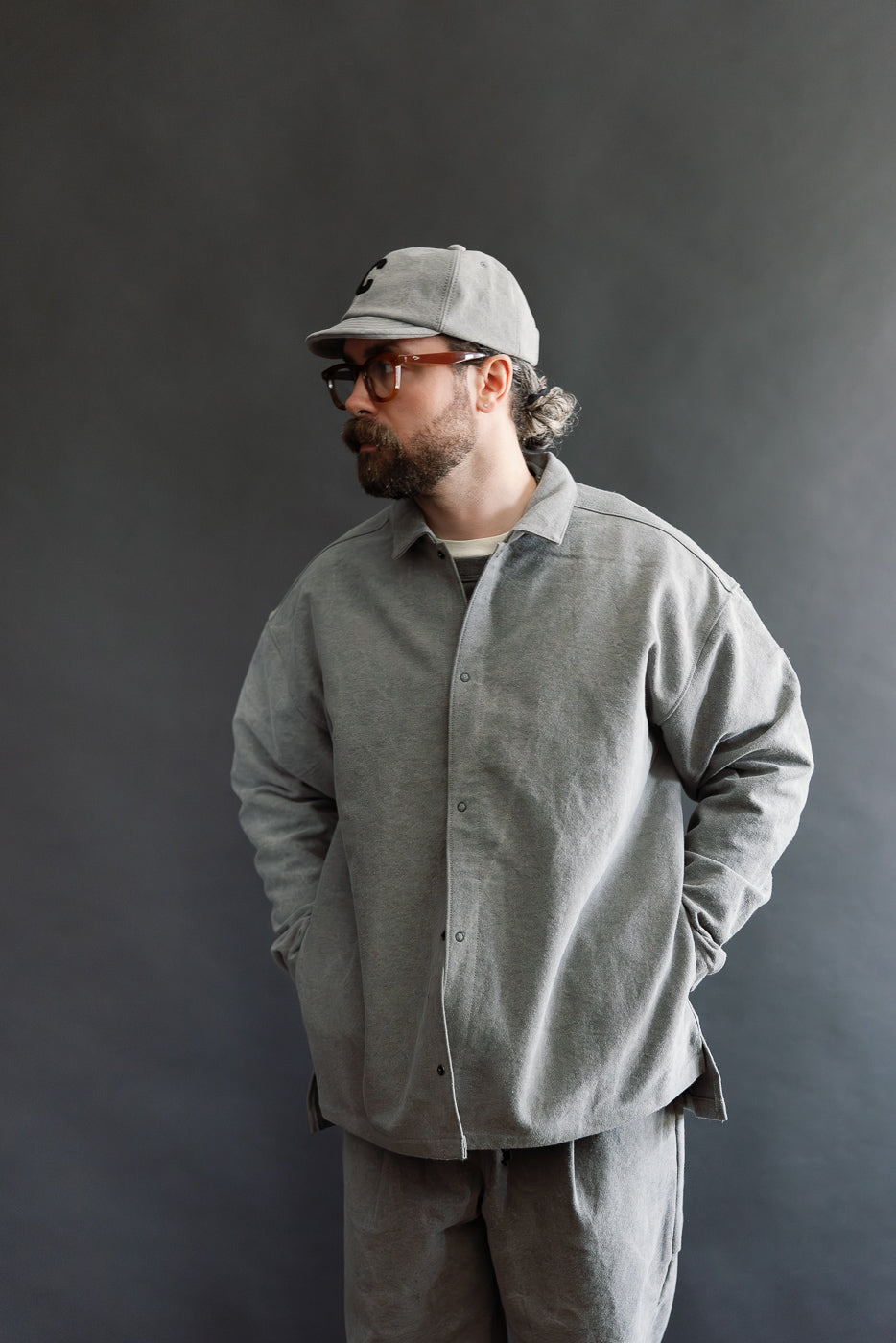 JM8575 - Sumi Coach Shirt - 131 Gray