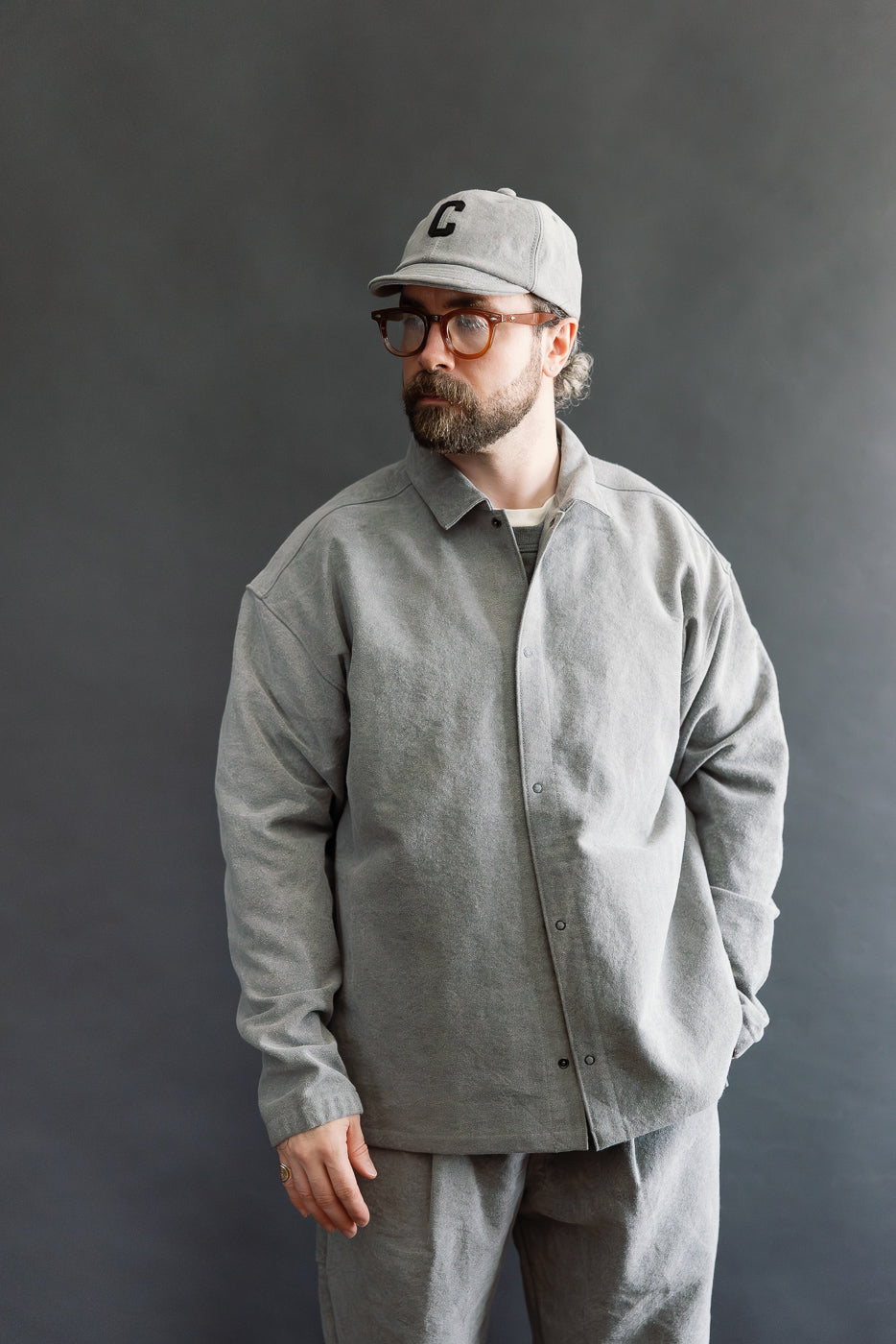 JM8575 - Sumi Coach Shirt - 131 Gray