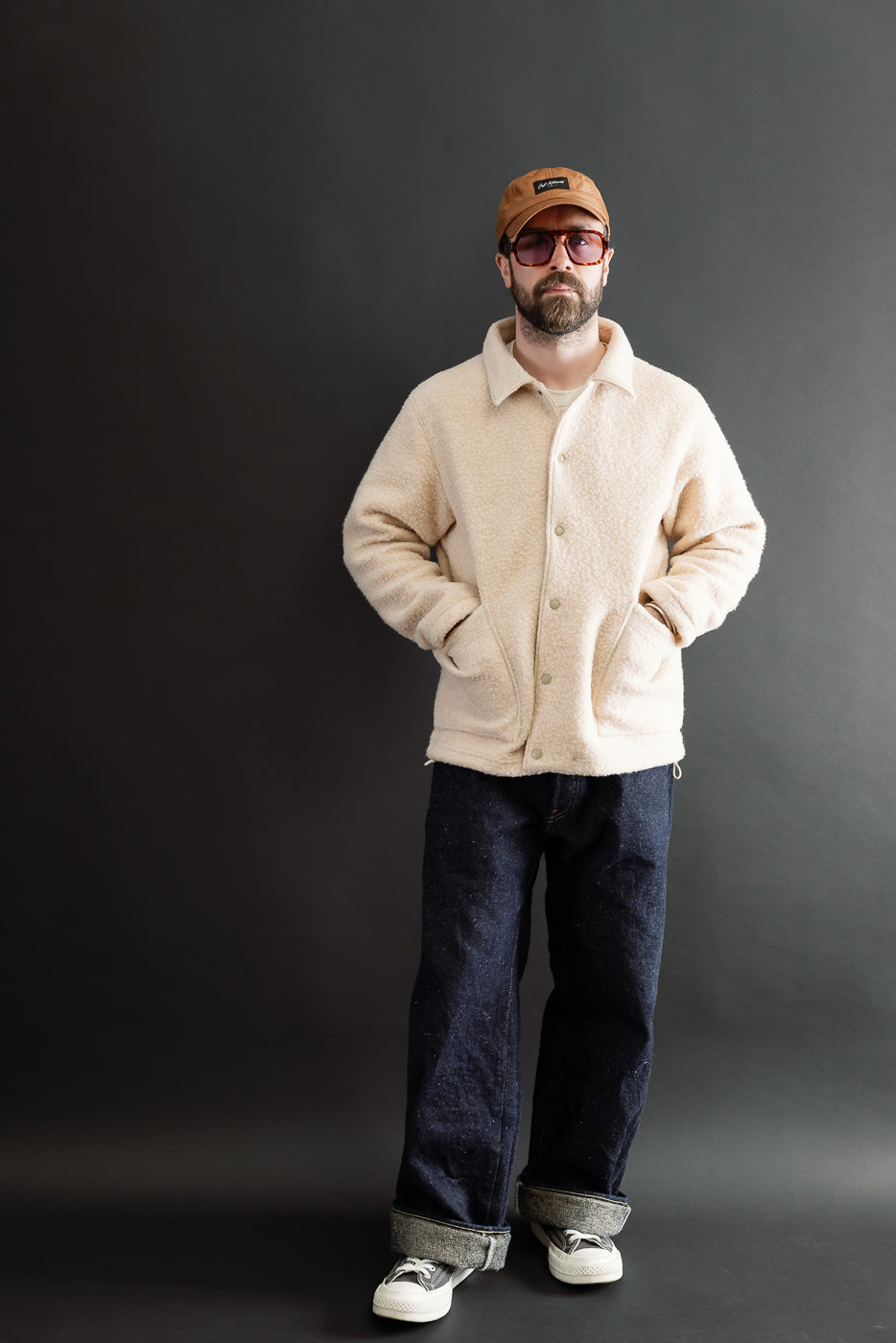 Full body front view of a 5'9