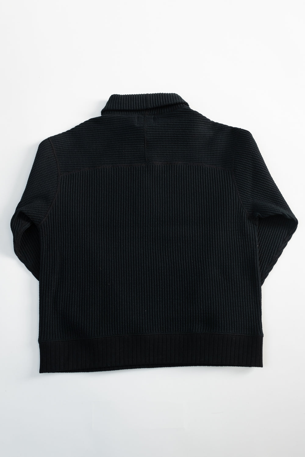 Waffle High-Neck - 07 Black