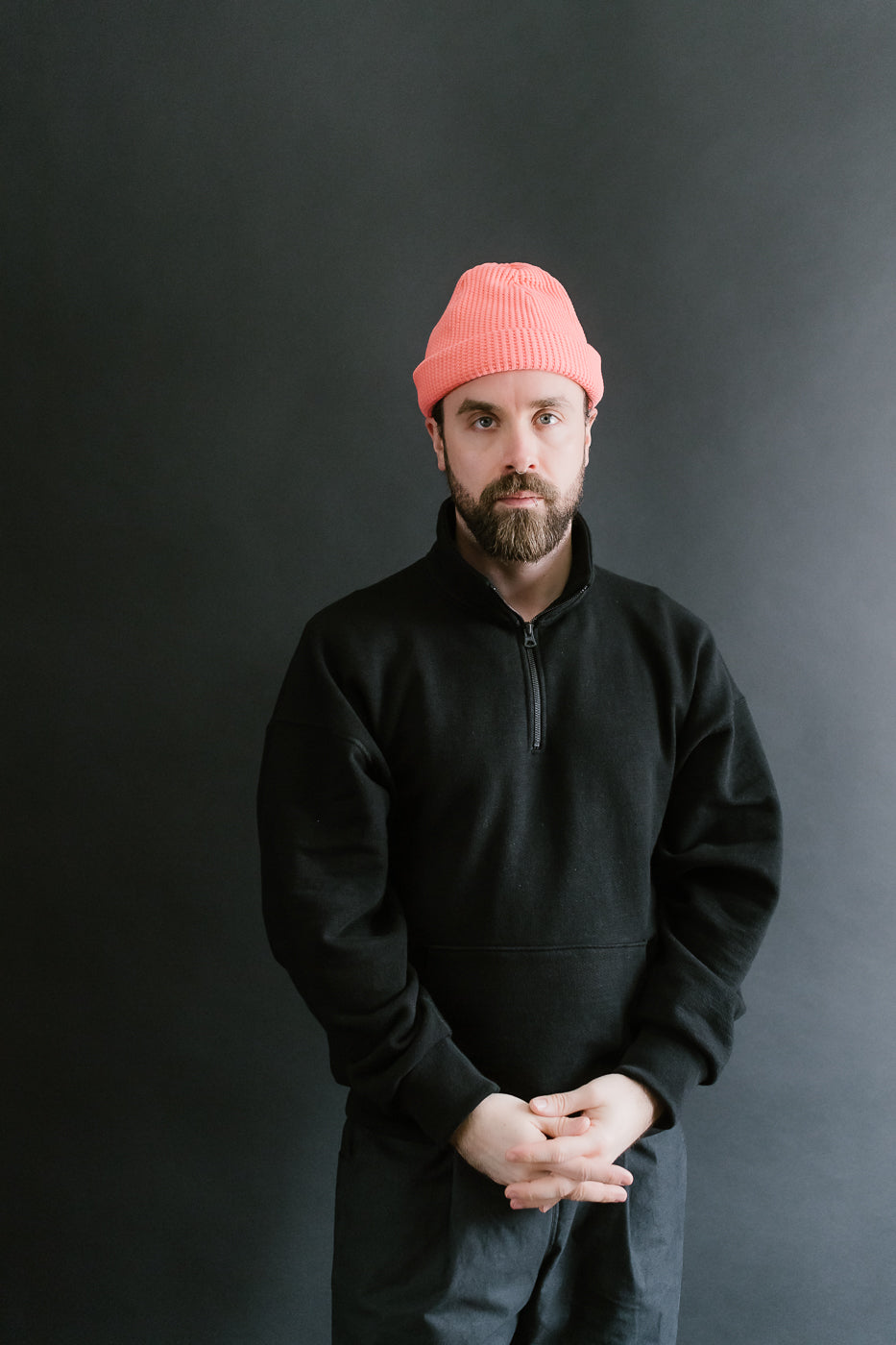 JM6605 - Waffle Knit Cap - 335 Sunrise Pink