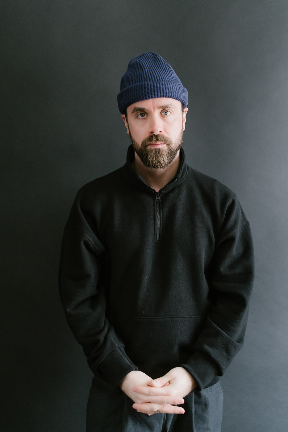 JM6605 - Waffle Knit Cap - 345 Blue Depths