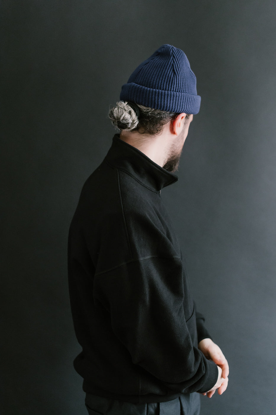 JM6605 - Waffle Knit Cap - 345 Blue Depths