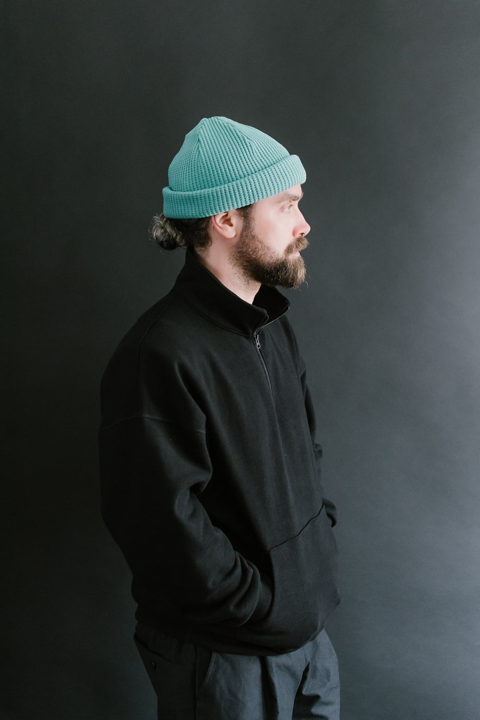 JM6605 - Waffle Knit Cap - 351 Emerald