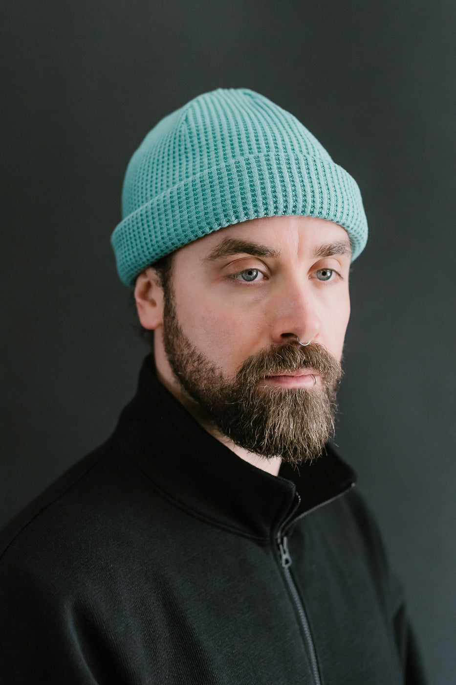 JM6605 - Waffle Knit Cap - 351 Emerald