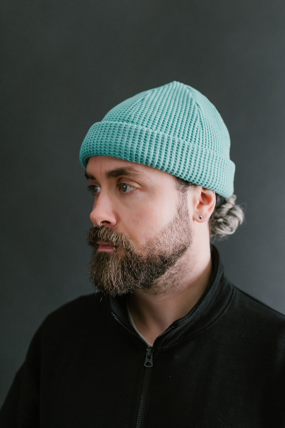 JM6605 - Waffle Knit Cap - 351 Emerald