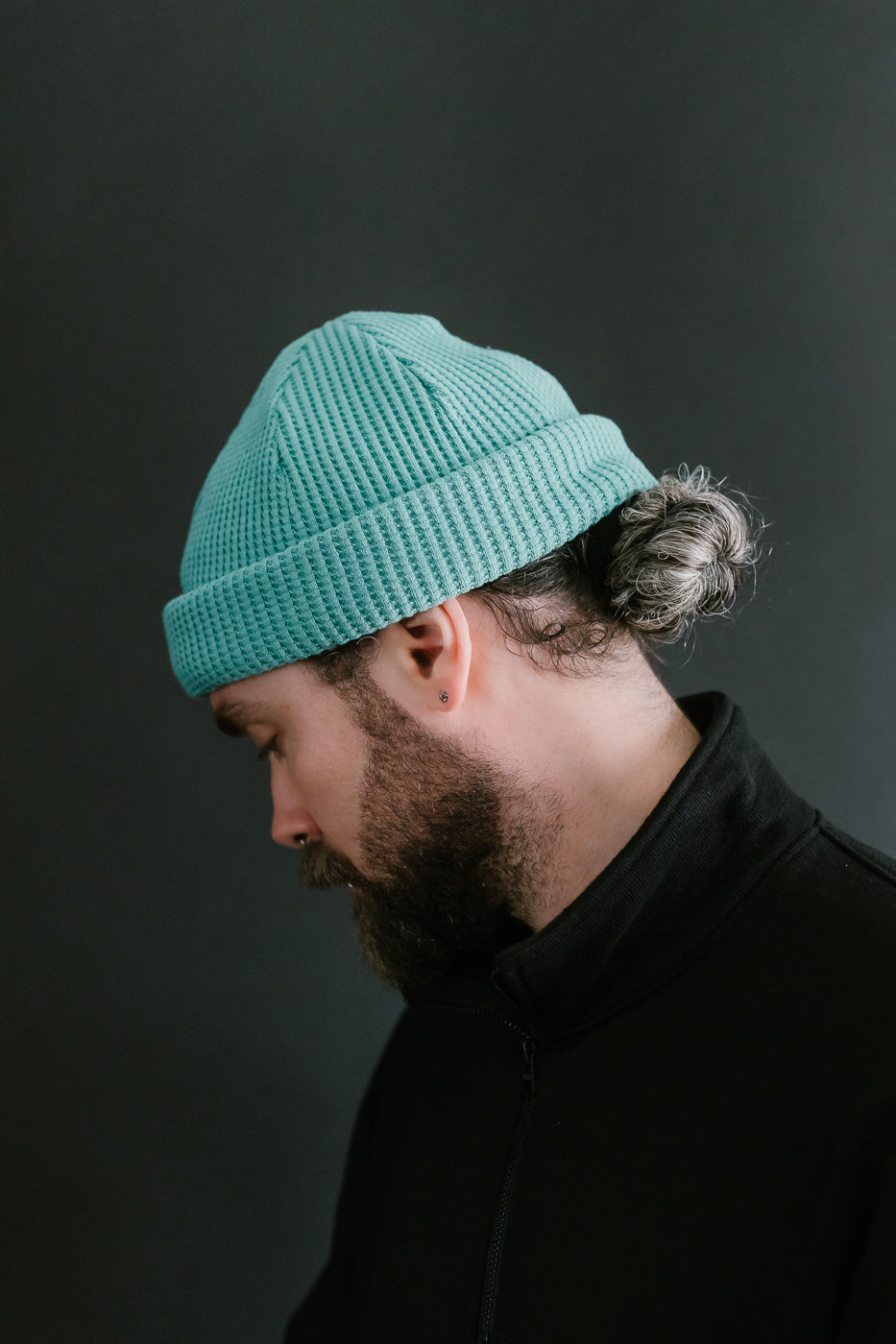 JM6605 - Waffle Knit Cap - 351 Emerald
